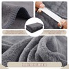 SUNLAND Hair Drying Towel, Water Absorbent, Daily Towel, Microfiber, Big
