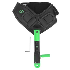 Adjustable Archery Compound Bow Release Aid with Comfortable Wrist Strap Outdoor Archery Accessories Green