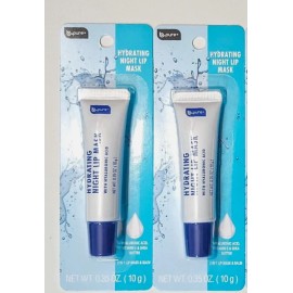 (2) Mascarilla labial nocturna hidratante B-Pure con ácido hialurónico, vitamina E y manteca de karité