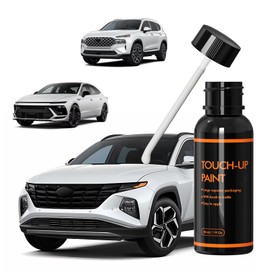XTryfun W6H Serenity White Touch Up Paint for Hyundai, DIY Car Paint Scratch Repair Kit, Automotive Paint, Quick & Easy Fix Scratch Repair for Tucson/Elantra/Santa Fe/Sonata