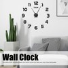 DIY Wall Clock Innovative Acrylic Mirror Sticker Clock Kit for