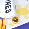 Philippines Hanging Flag with Suction Cup Double Sided Mini 4x6