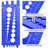 Hoteam 2 Pieces Nut Bolt Thread Gauge Checker Plastic Bolt