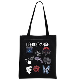 Life is Strange Merch Tote Bag Max Lover Gift Life is Strange Fans Gift (Life Black Tote)