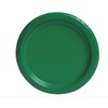 Unique 31854 7" Round Dessert Plates | Emerald Green Color
