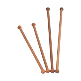 Wooden Banner Pole,4Pcs Wooden Banner Tapestry Pole 31cm and 23cm Horizontal Flag Hanger Banner Pole Woving Tapestry Rod Mini Banner Pole for Company Flag Prayer Banner