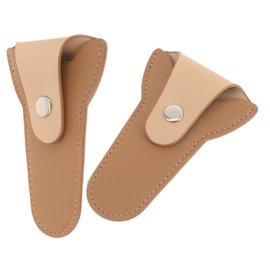 Baluue 2pcs Pu Scissor Pouch for Nail Cuticle Scissors Protective Case for Manicure and Pedicure Tools Durable Storage Bag for Pointed Nippers Fingertip Safety Cover