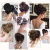 MSCHARM 2 pcs Messy Bun Hair Piece Synthetic Hair Messy