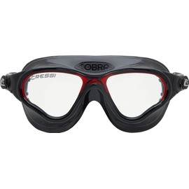 Cressi Cobra Goggles Black/Frame Black Red