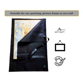 Table extension leaf storage bag Large protection cover for easy moving transportation adjustable size for picture frame art craft storage bag durable protector by VieGreenleaf (Large 52")