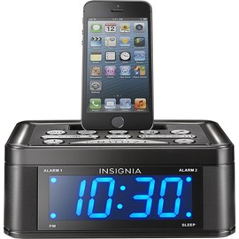 Insignia NS-CLLT01 - Digital FM Dual-Alarm Clock Radio
