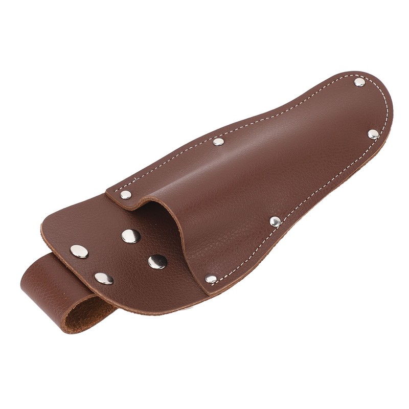 Pliers Holder Pruner Sheath Cowhide Belt Hanging Pouch for Gardening