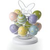 Nifty Easter Egg Carousel - White Powder Coat Finish, Spins