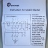 5 HP Single Phase Magnetic Starter Motor Control, Shihlin P30TPB,