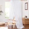 NICETOWN Kids Bed Canopy for Nursery - Decorative Soft Voile