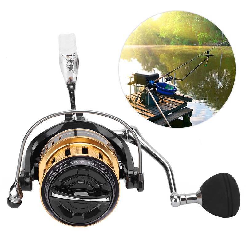Far Throw Fishing Reel Metal 5+1BB Bevel Cup 4.1:1 High