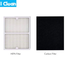 I clean Replacement Idylis Air Purifier Filter A，2 Packs Filters Fit for Idylis Air Purifier - IAP-10-100, IAP-10-150, AC-2119, Model # IAF-H-100A