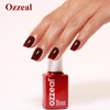 Ozzeal Gel Polish, 0.5 Fl Oz Dark Chocolate Brown Gel