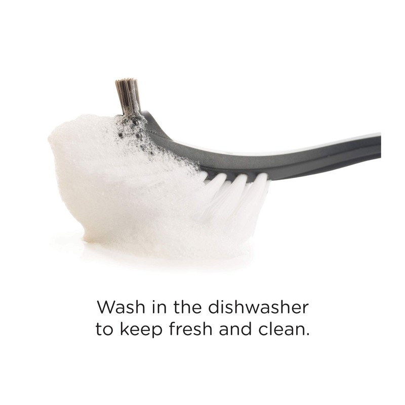 CleanPEAK Pack of 2 Fantail Dish Brushes with Soft Grip