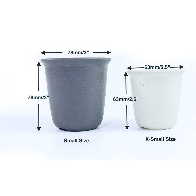 ALL in ONE Mini Plastic Plant Flower Pots for Plants