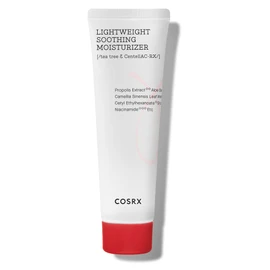 COSRX AC Collection Lightweight Soothing Moisturiser, 80 ml, Aloe Vera Leaves Extract 71.2%, Cruelty Free, Paraben Free, CPNP Registered