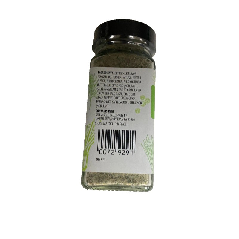 Trader Joe's 1X Trader Joe's Ranch Seasoning Blend 57g Brand