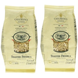 Casa Manca - Italian Toasted Fregola, (2)- 1.1 Pound Pkgs