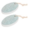 Mikinona 2pcs Pumice Stone Foot Exfoliating Tool for Dead Skin