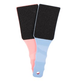 minkissy 2pcs Foot File Heel Files Area Rugs Double Pad Toe Feet Shoe Heel Scrubber Solid Foot Scrubber Calloused Foot Remover Outdoor Rugs Foot Cream Earth Multiple Heel Scraper Screws