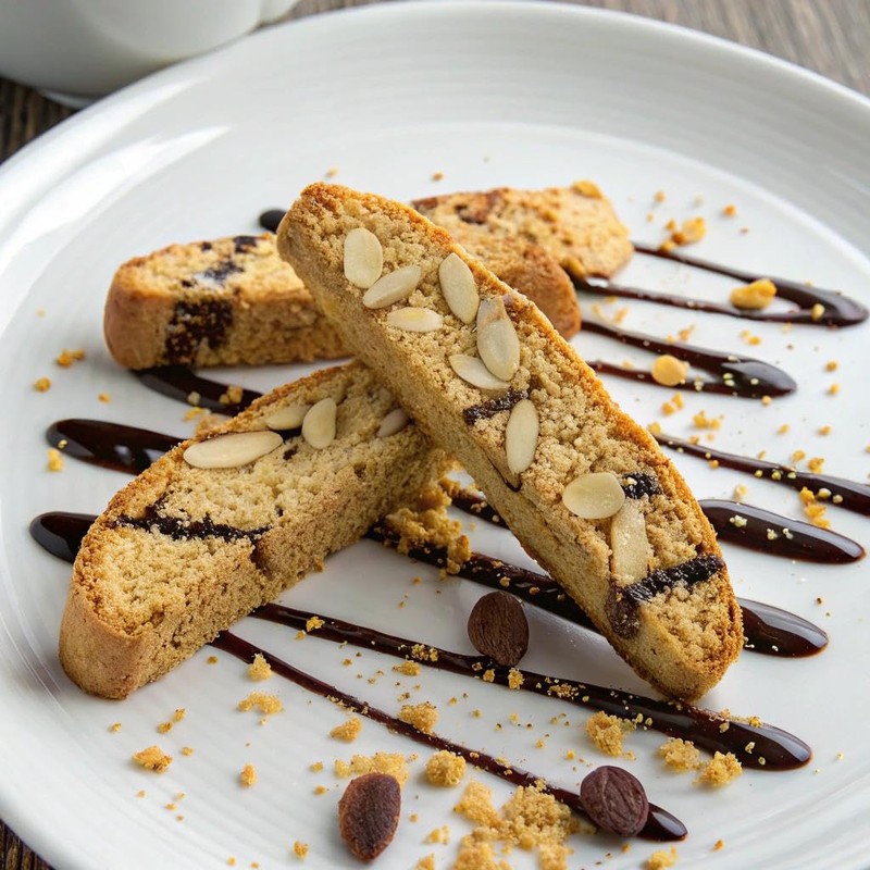 Nonni's Cioccolati Dark Chocolate Almond Biscotti Cookies – Individually Wrapped