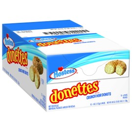 Hostess Donettes Mini Donuts, Crunch, 4 Ounce, 10 Count