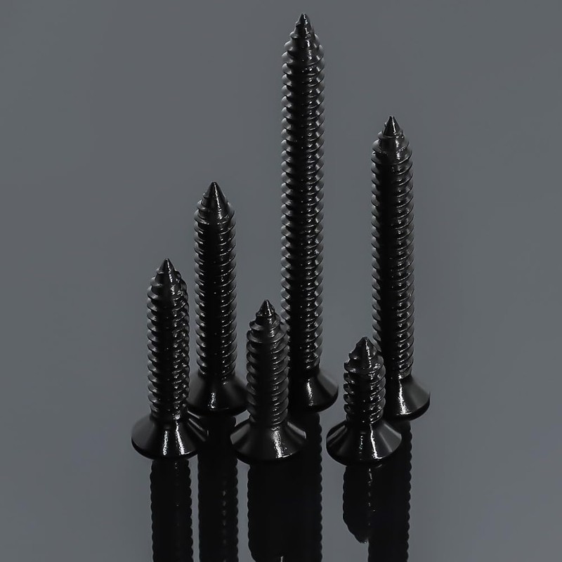 #14 x 3/4" Flat Head Wood Screws (25 pcs), 18-8