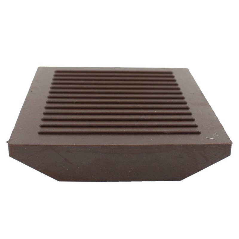 Lifeswonderful - 4X Brown Rubber Castor Cups - Non Slip