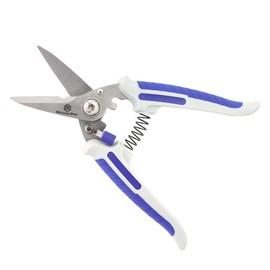 MichaelPro MP010026 7" Stainless Multi-Purpose Shears with Cutting Notch | Finely Serrated & Heavy Duty | Cuts Wires, Electrical Cable Notch and Soft Cables, with Safety Lock & Ergonomic Handle