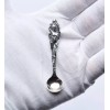 SILVERLIZA SOLID 925 Sterling silver Love Disarmed Mini salt Spoon/