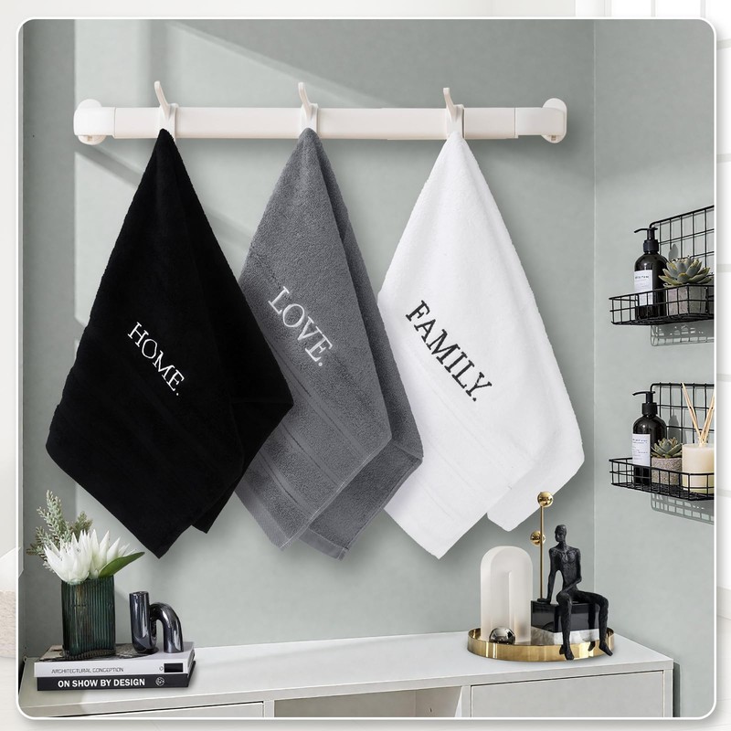 Ddeetodu 3 Pcs Bathroom Towels Decorative Set, Bathroom Decor Towels,