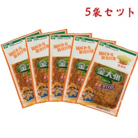 Kim Ozu Korikin Kannen (5-Piece Set), Seasoned Kokitake Delicious Dishes, Chinese Food, 2.9 oz (55 g) x 5 Pieces, Nekoposu
