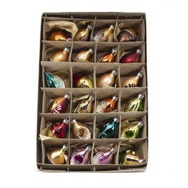 Kurt Adler 30-MM Early Years Glass Oval Ornaments for Christmas