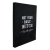 Not Your Basic Witch Pentagram Motif A5 Lined Pages Velvet