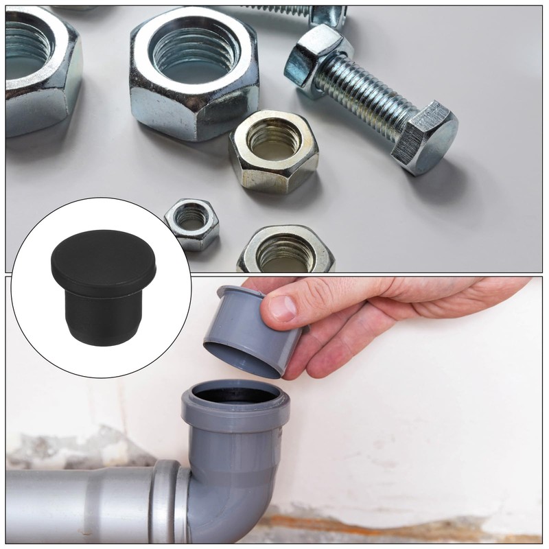 MECCANIXITY High Temp Silicone Plug Mount Dia 13mm/0.5" t Shaped