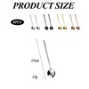 8-Piece Small Round Coffee Spoon, Mini Espresso Spoon, Mini Spoon,
