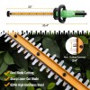 WORKPROX 20V Cordless Hedge Trimmer Electric Bush Shrub Trimmer for