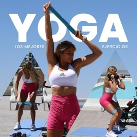 Fratello Kit de Yoga y Pilates 8 piezas Incluye Tapete de Alta Densidad, Bloque de yoga, Pelota de Equilibrio, 4 Bandas de Resistencia y Elástica, Cub