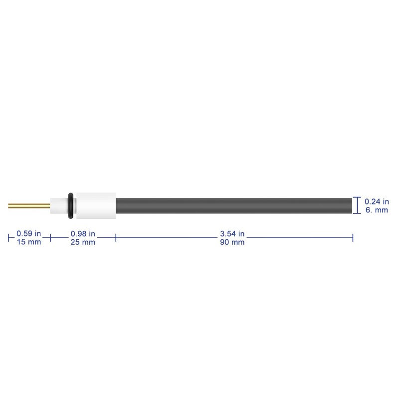 Labasics Graphite Rod Electrode, 99.95% Purity Graphite Electrode Cathode Working