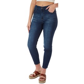 WallFlower Vaqueros clásico para jóvenes de Talle Alto con Curvas y Tobillo para Mujer (estándar y Plus), Tilo., 29