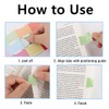 RuiChy 120pcs Sticky Index Tabs, Writable Sticky Notes Flags Blank