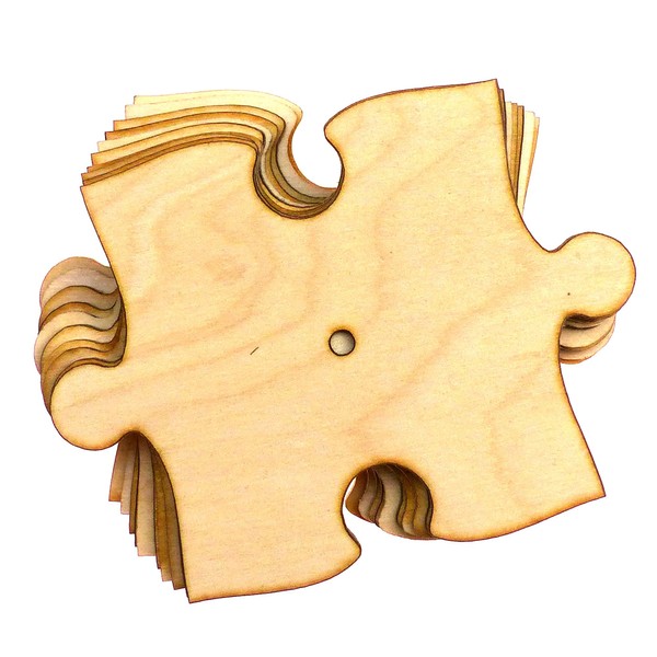 10x Wooden Jigsaw Craft Shapes Centre Piece 3mm Plywood Build