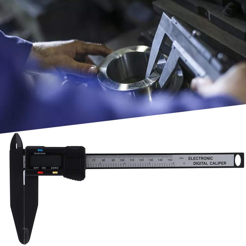 Electronic Digital Caliper, Digital Caliper with Long Jaw Measuring Tool