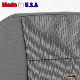 US Auto Nation 832-790-4949 2007 - 2011 For Dodge Dakota Driver Bottom Replacement Cloth Seat Cover Gray