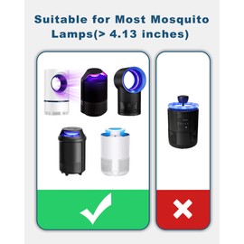 24 Pcs Refill Glue Boards 4.3 Inches Sticky Glue Pads for Katchy, Fenun, Dunaga, and Fvoai Zap H3 M3 Pro Indoor Insect Fly Mosquito Trap Bug Catcher Mosqusito Lamp